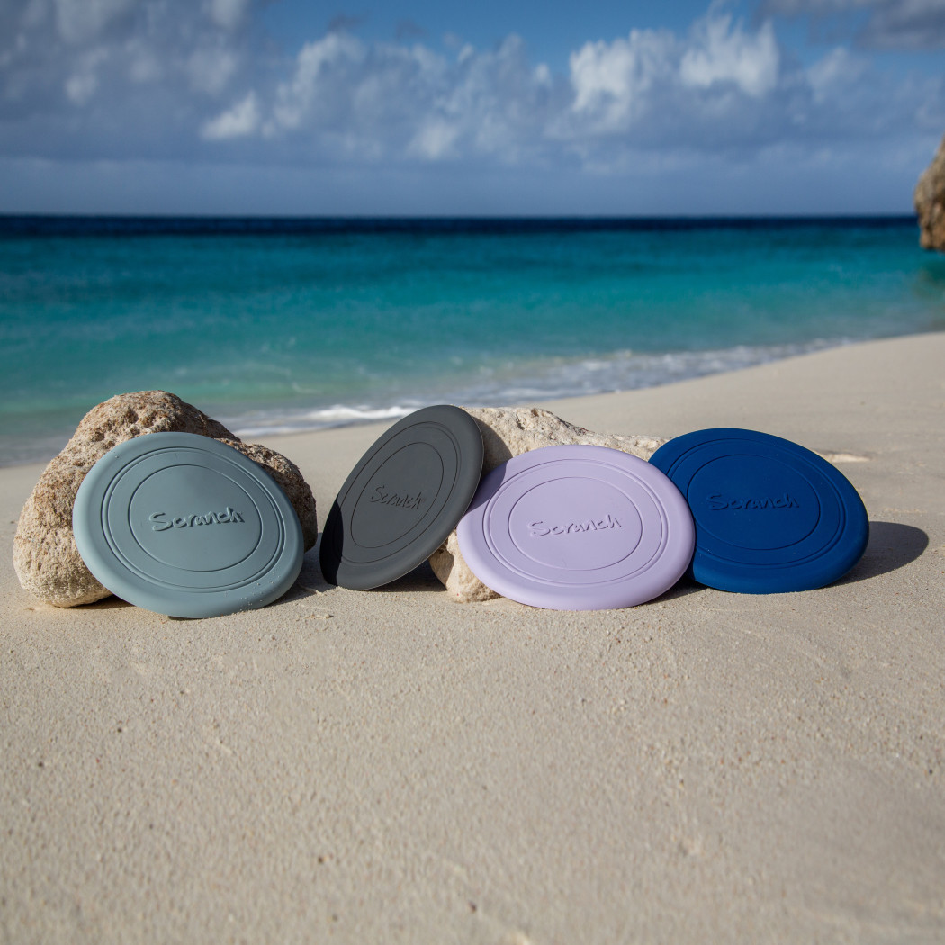 Silikonowy dysk latający - Petrol - Funkit World - Scrunch