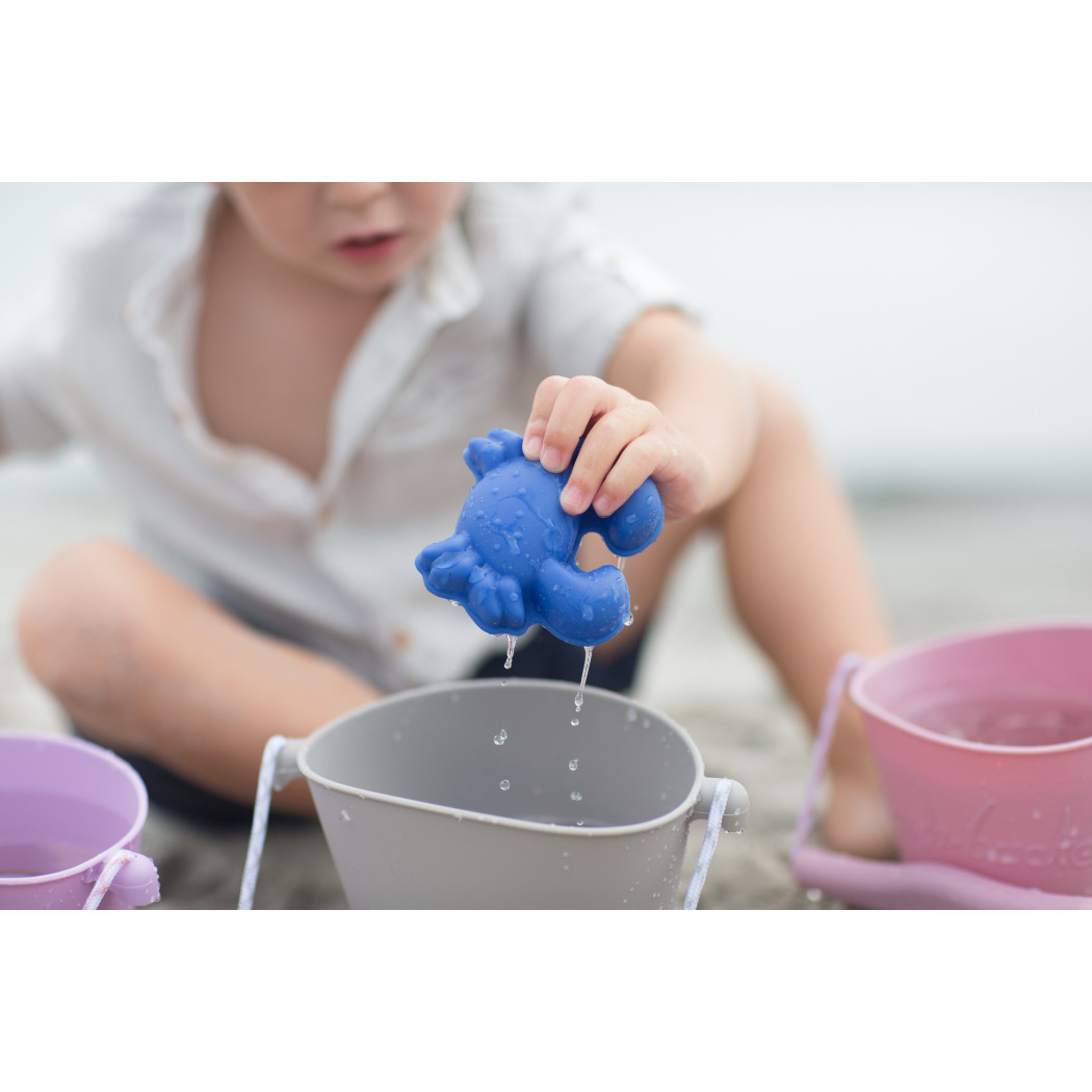 Silikonowe Foremki do piasku, 4szt. - Ciemno Zielone - Funkit World - Scrunch