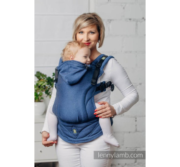 KOBALT Baby - Moje pierwsze nosidełko ergonomiczne - splot jodełkowy -  Druga Generacja - LennyLamb