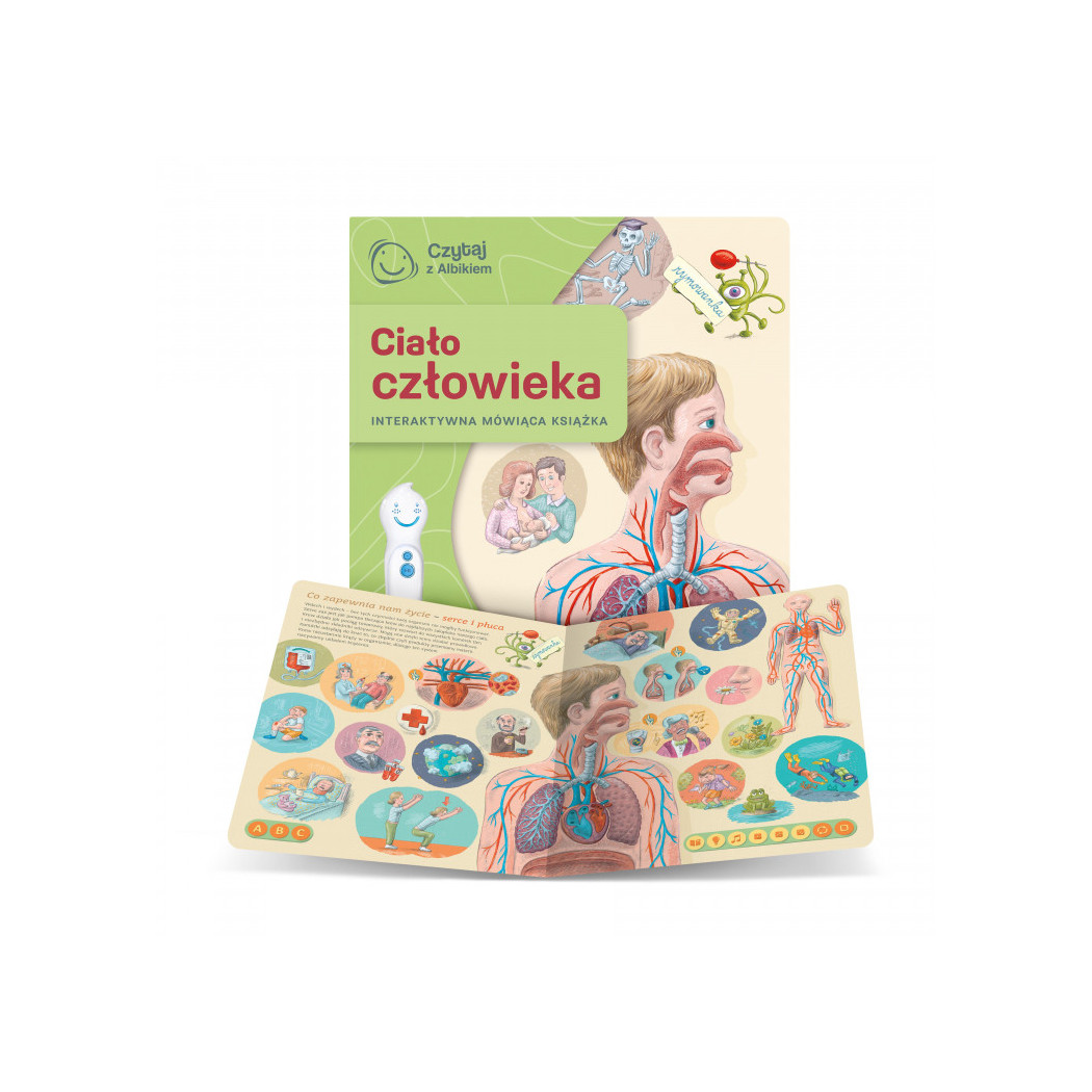 Książka Ciało Człowieka - Czytaj z Albikiem - Albi