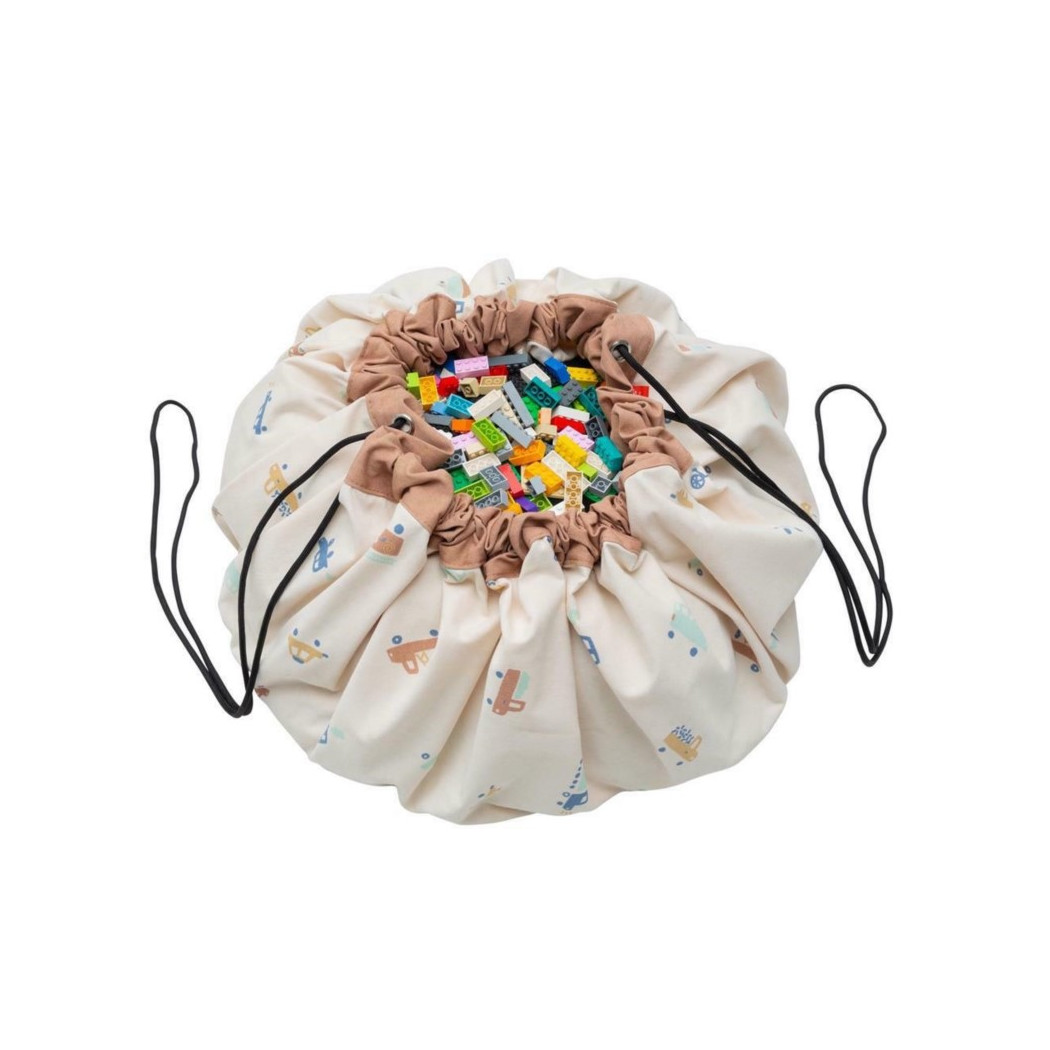 WOREK PLAY&GO - SAMOCHODY - Mata Do Zabawy Przechowywanie Zabawek