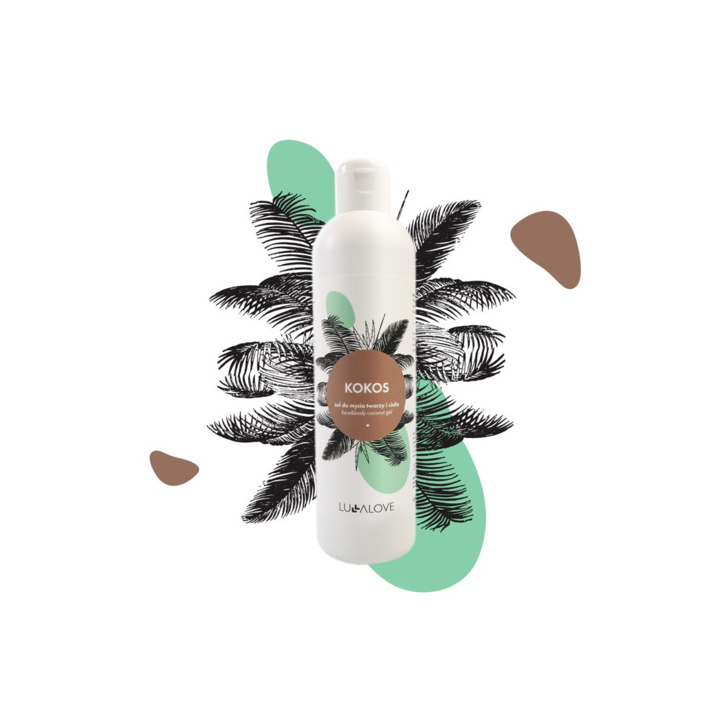 WYPRZEDAŻ Holistyczny Kokosowy Żel Do Twarzy i Ciała - 250 ml - LullaLove
