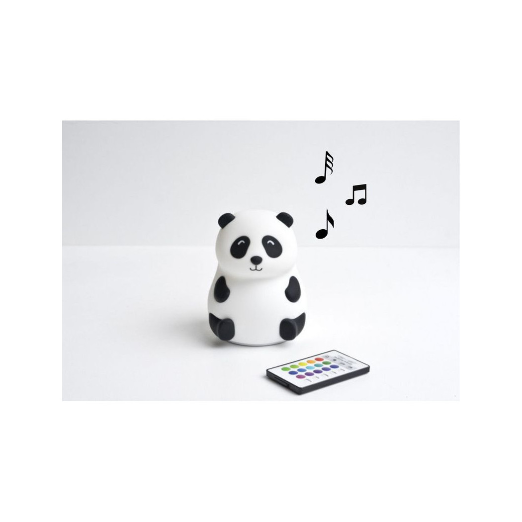 Panda Głośnik - Lampka Silikonowa - Z Głośnikiem - Rabbit & Friends
