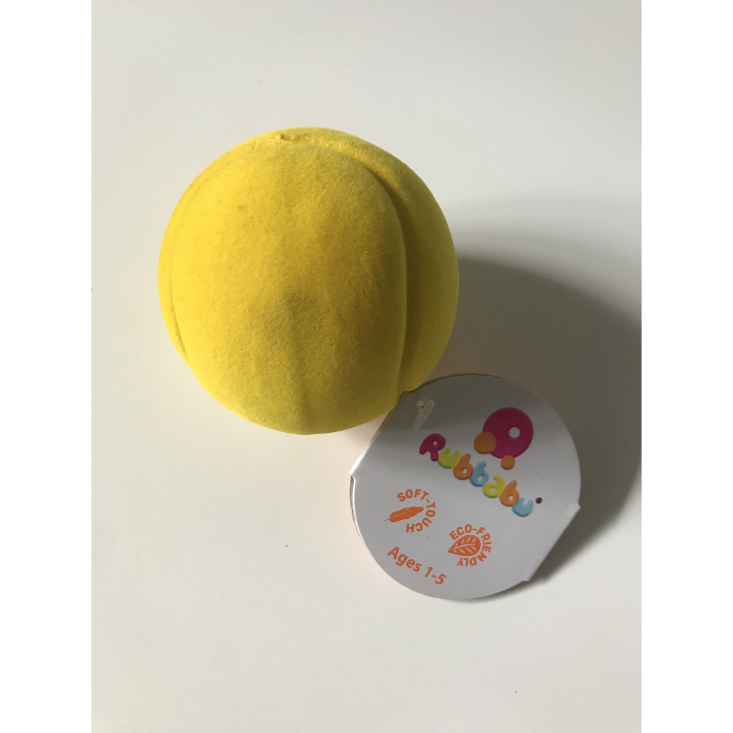 OUTLET Mała sensoryczna piłka tenisowa dla dzieci 1+ - żółta - Rubbabu