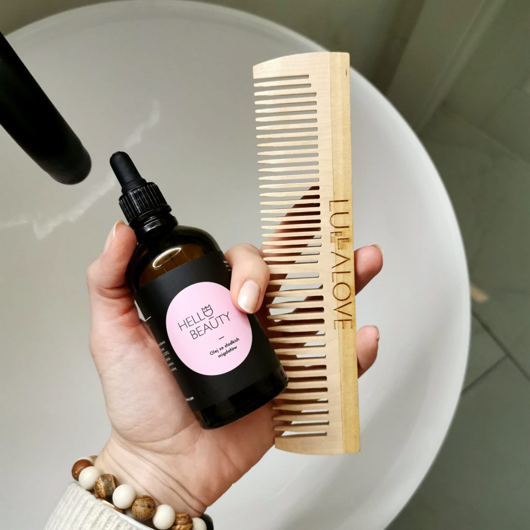 Duży Grzebień Drewniany - LullaLove