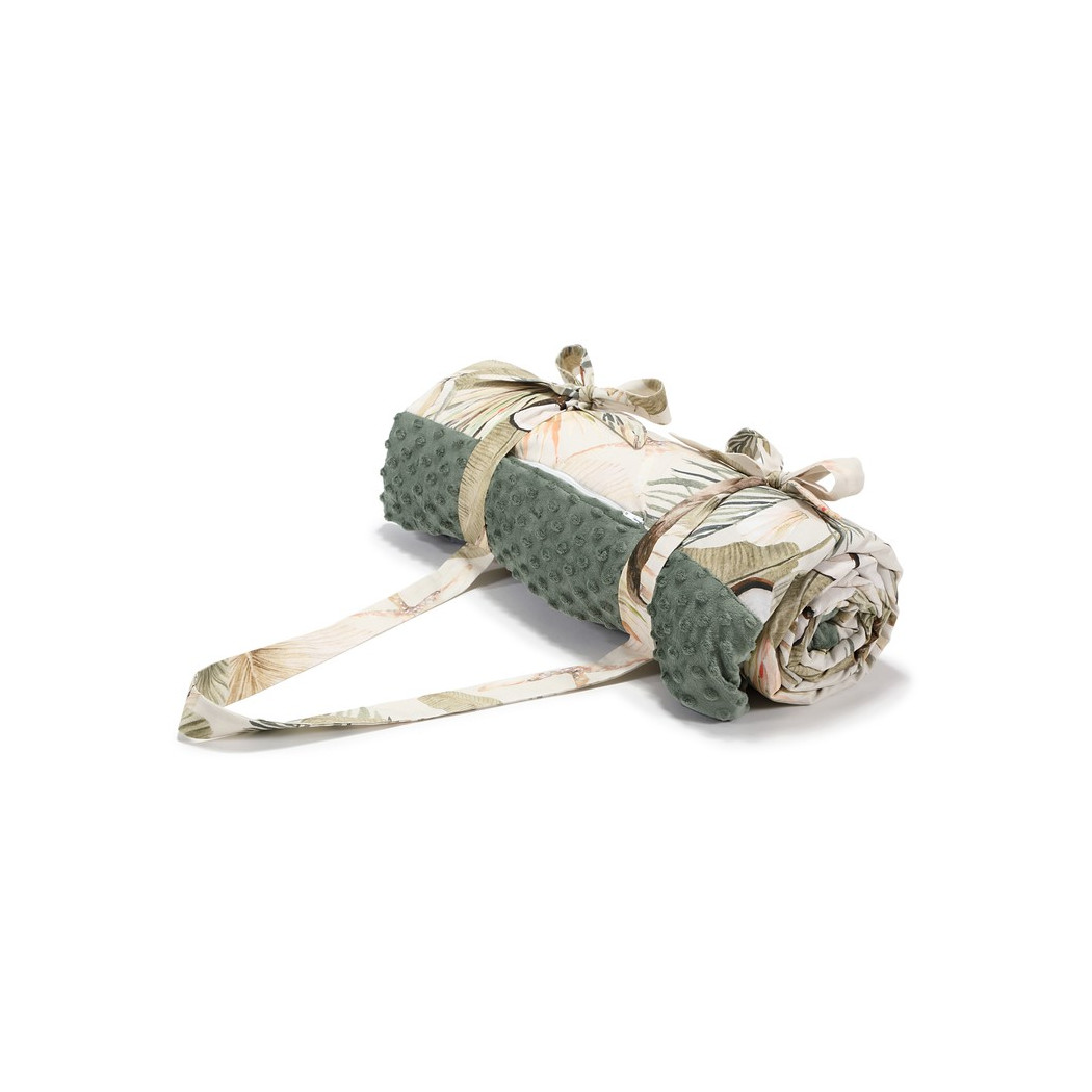 Boho Coco & Khaki - Koc Piknikowy Picnic Z Kieszonką / Mata Do Zabawy XL -  La Millou