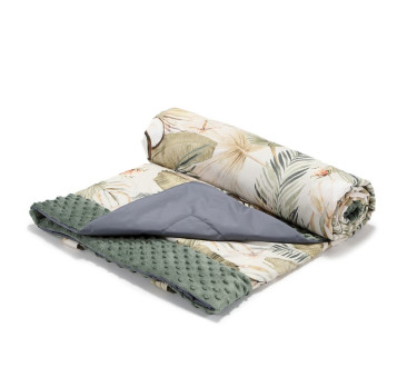 Boho Coco & Khaki - Koc Piknikowy Picnic Z Kieszonką / Mata Do Zabawy XL -  La Millou