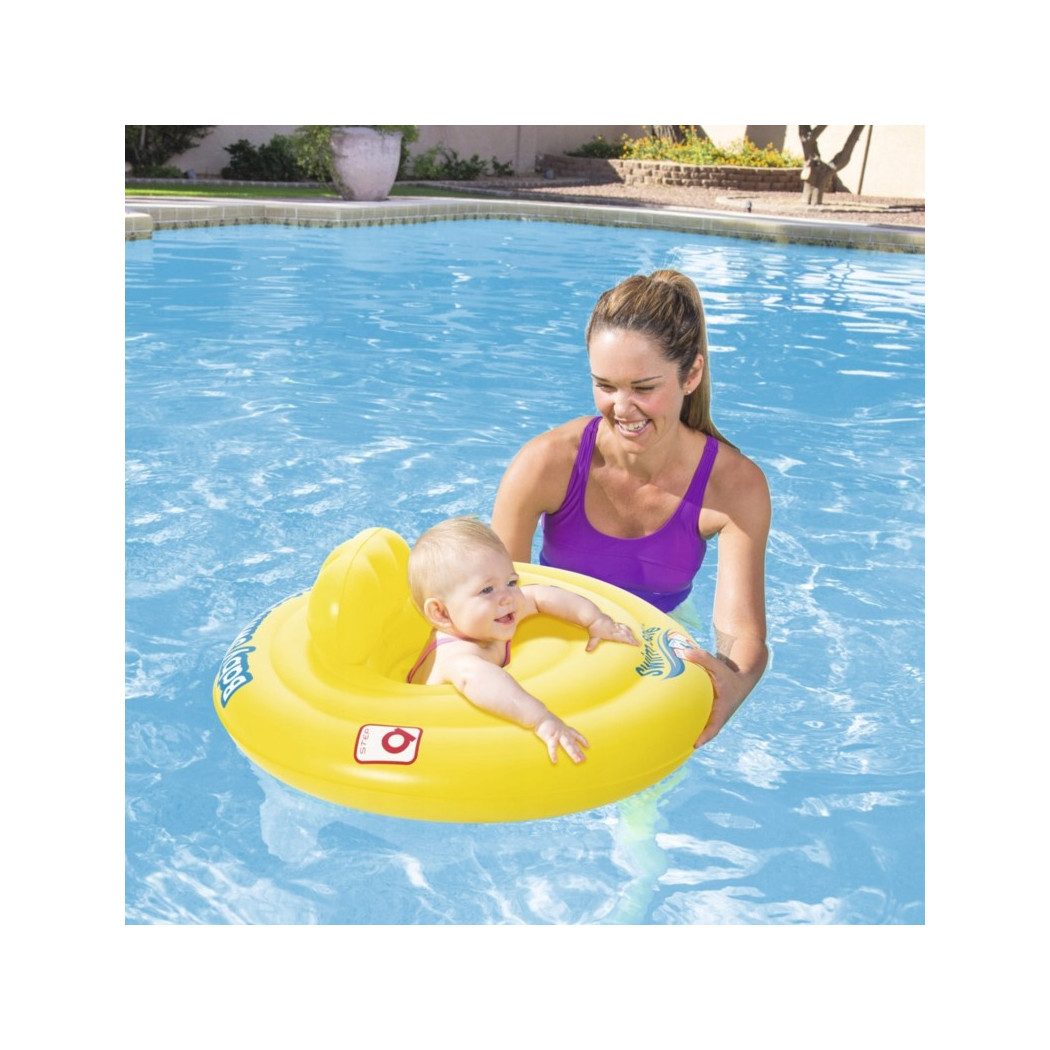 Żółte - Dmuchane Koło Do Nauki Pływania - 69 cm - Bestway