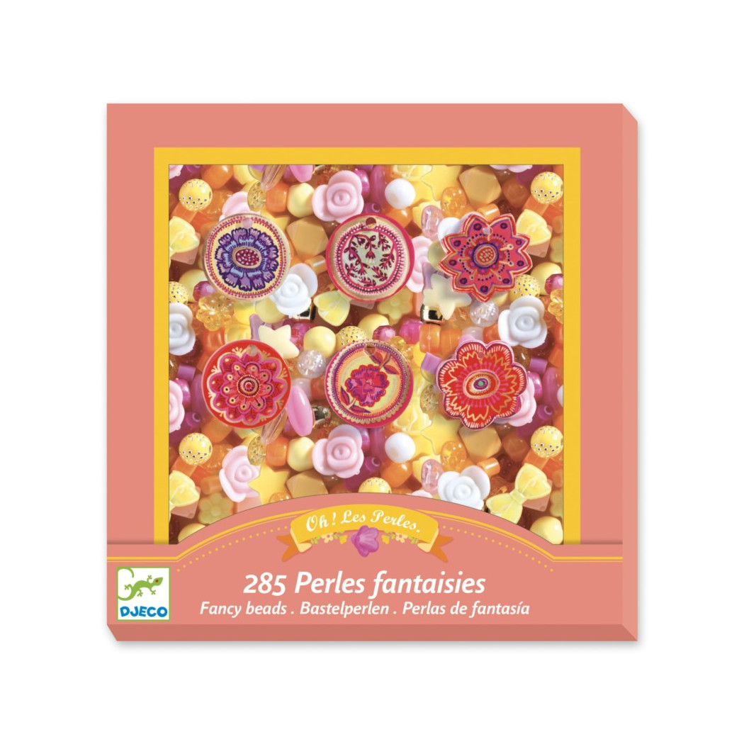 Perełki Kwiaty - Zestaw Do Tworzenia Biżuterii - Djeco