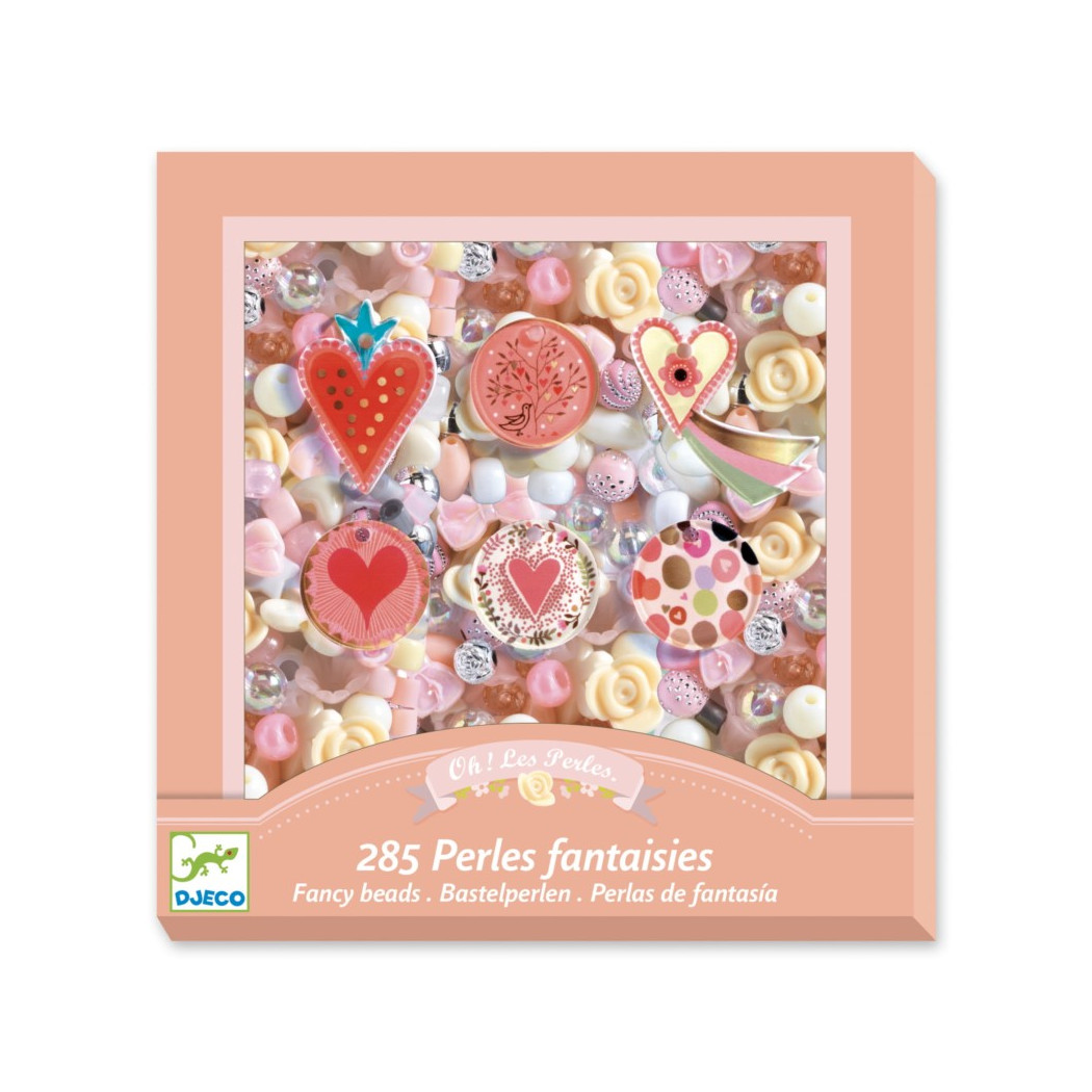 Perełki Serca - Zestaw Do Tworzenia Biżuterii - Djeco