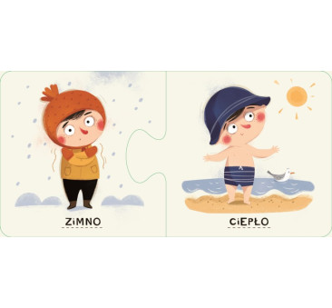 Puzzle Pucio.  Przeciwieństwa - Nasza Księgarnia