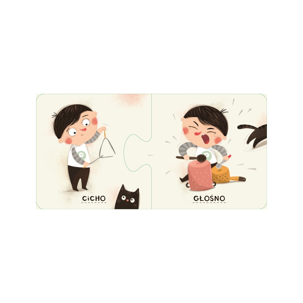 Puzzle Pucio.  Przeciwieństwa - Nasza Księgarnia