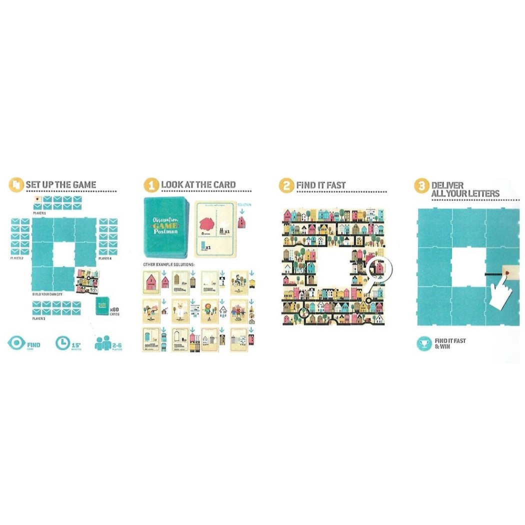 Gra Obserwacyjna Listonosz - Postman - Londji