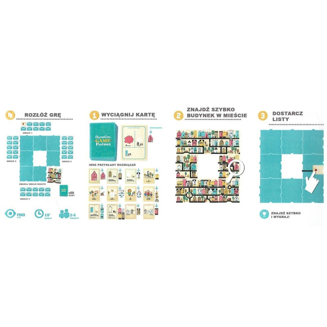 Gra Obserwacyjna Listonosz - Postman - Londji