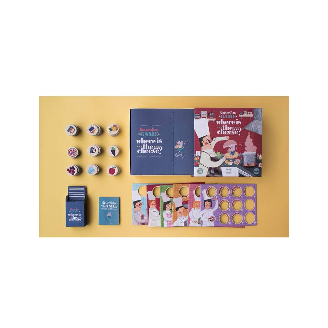 Gra Memory Gdzie Jest Ser ? - Where Is The ... Cheese ? - Londji