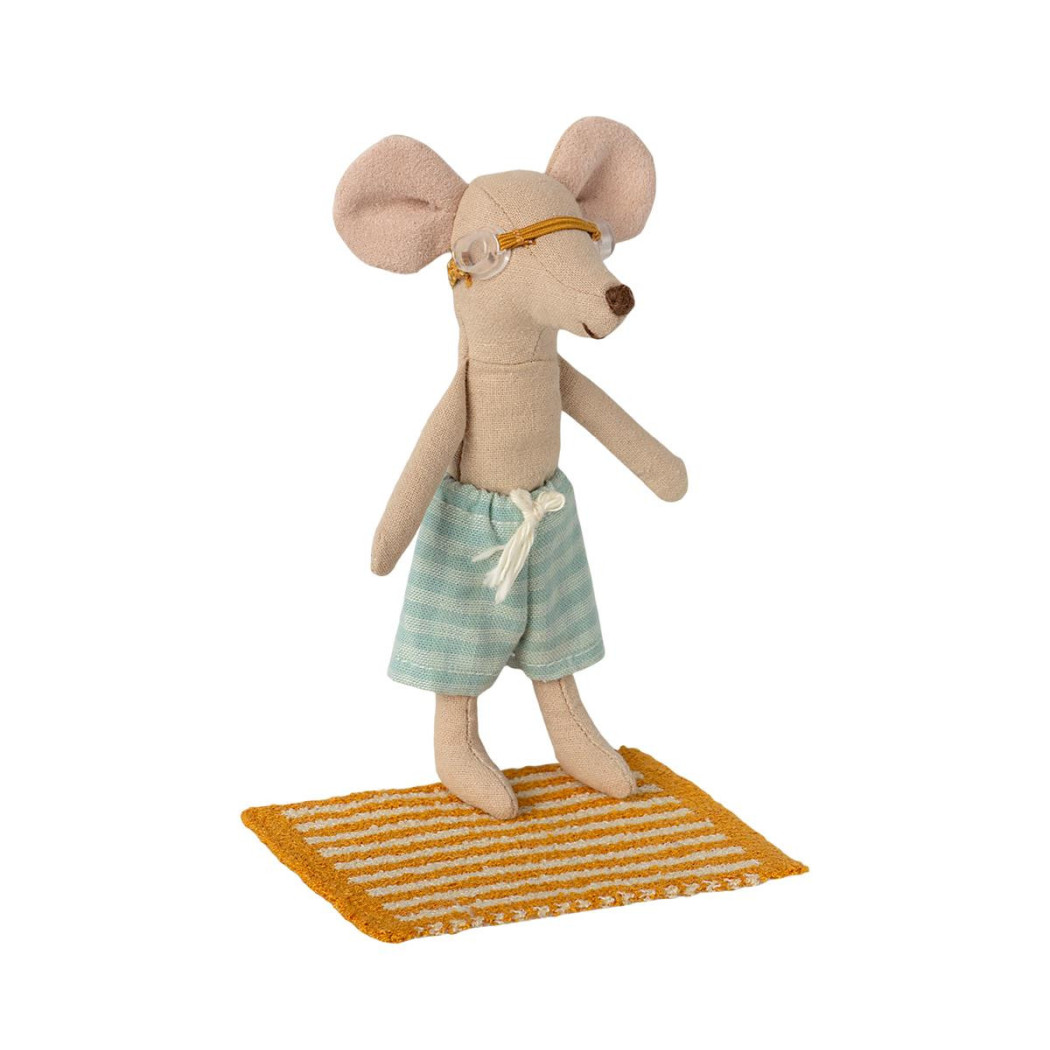 Kąpielówki, Okularki i Ręcznik Plażowy - Beach Set For Big Brother Mouse - Maileg