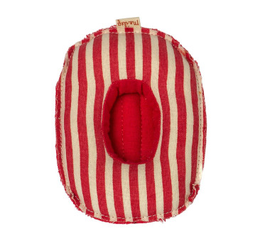 Mały Ponton W Czerowo-Białe Paski - Small Mouse - Maileg