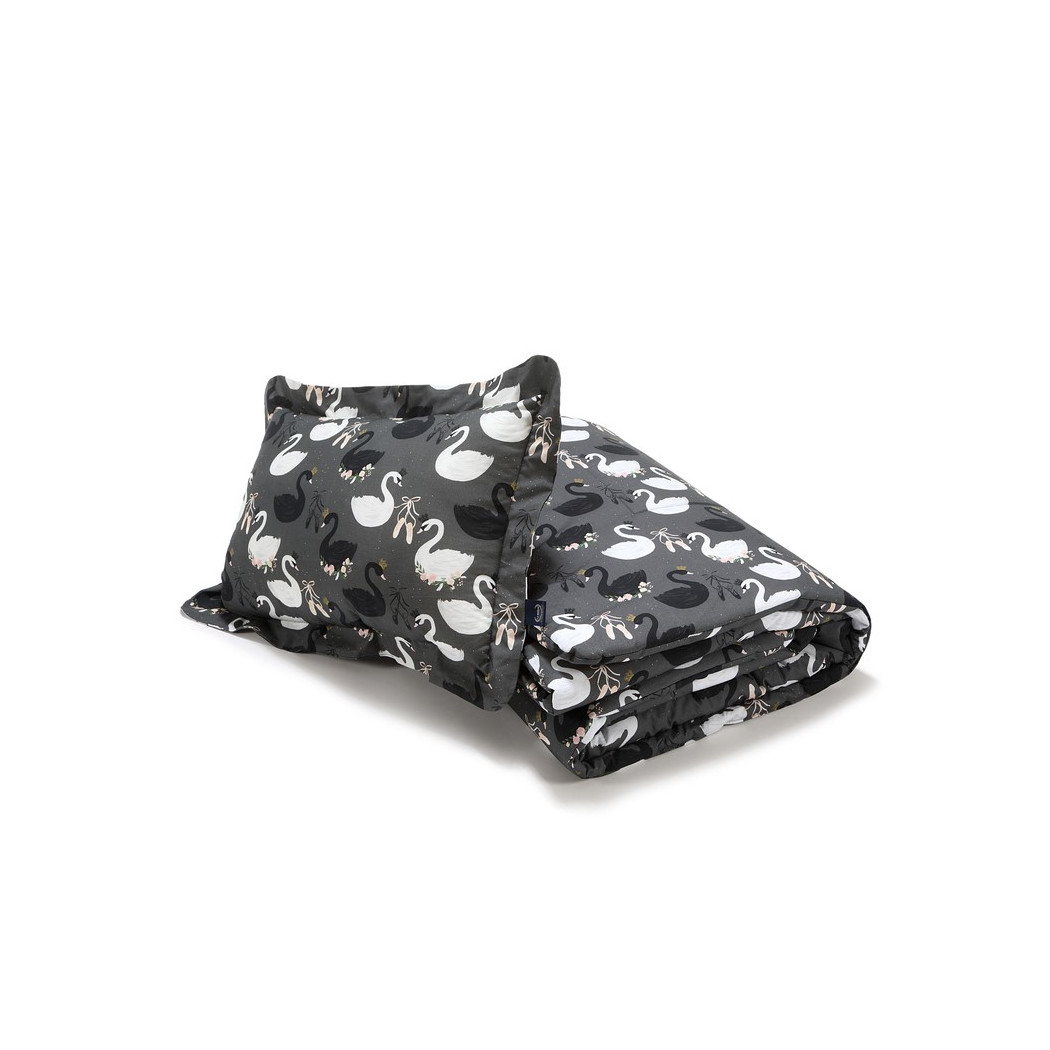 Komplet Pościeli XL - Black Swan - kołdra 150x200 poduszka 40x60 - La Millou