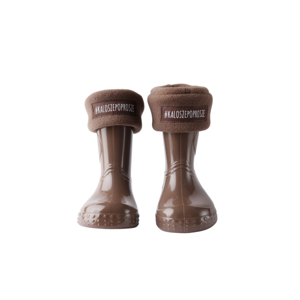 Czekoladowy - Ocieplacz Polarowy rozm. XL - kaloszepoprosze Kalosze Poproszę