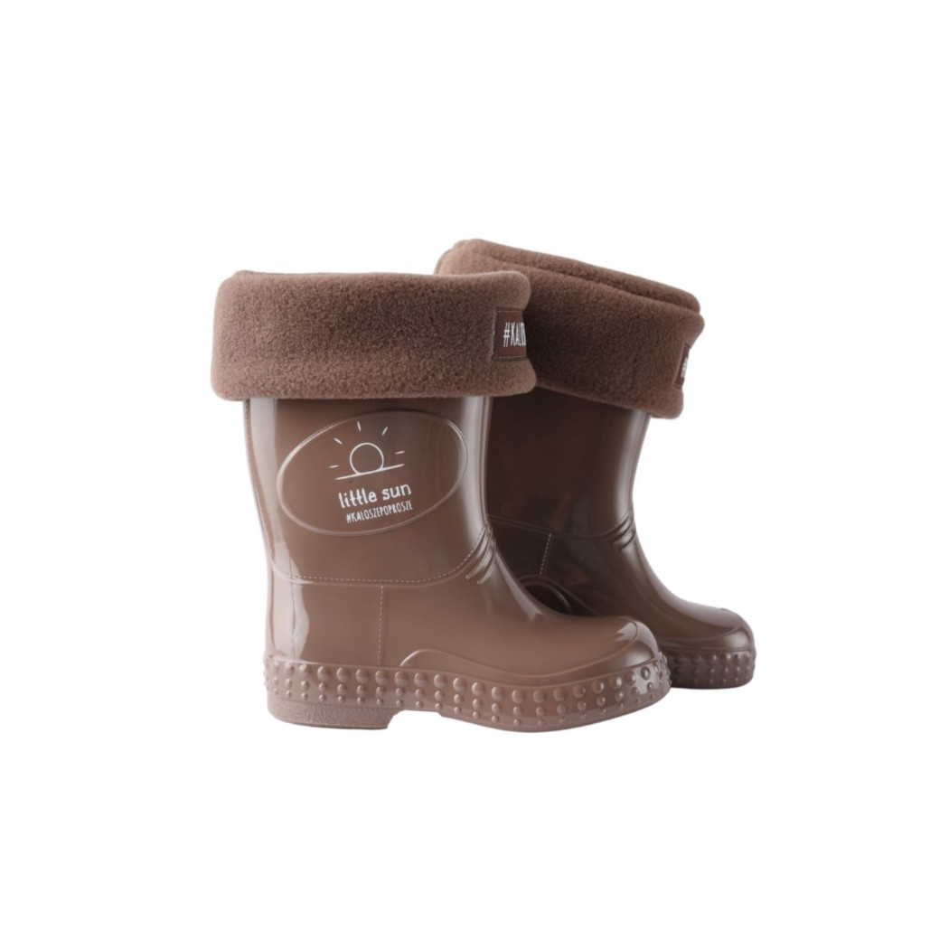 Czekoladowy - Ocieplacz Polarowy rozm. XL - kaloszepoprosze Kalosze Poproszę