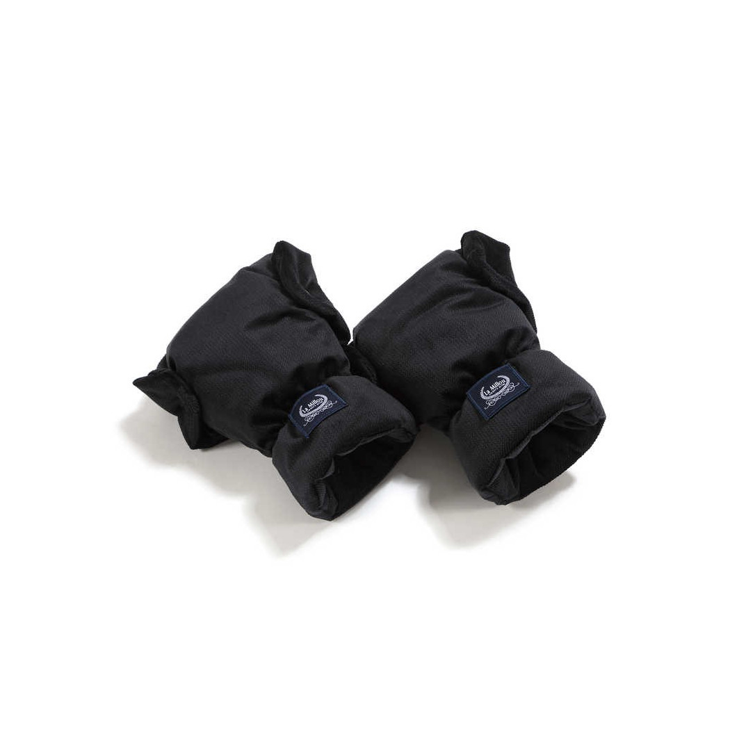 Mufka Rękawice - Aspen Winterproof - Black - La Millou - Velvet Collection