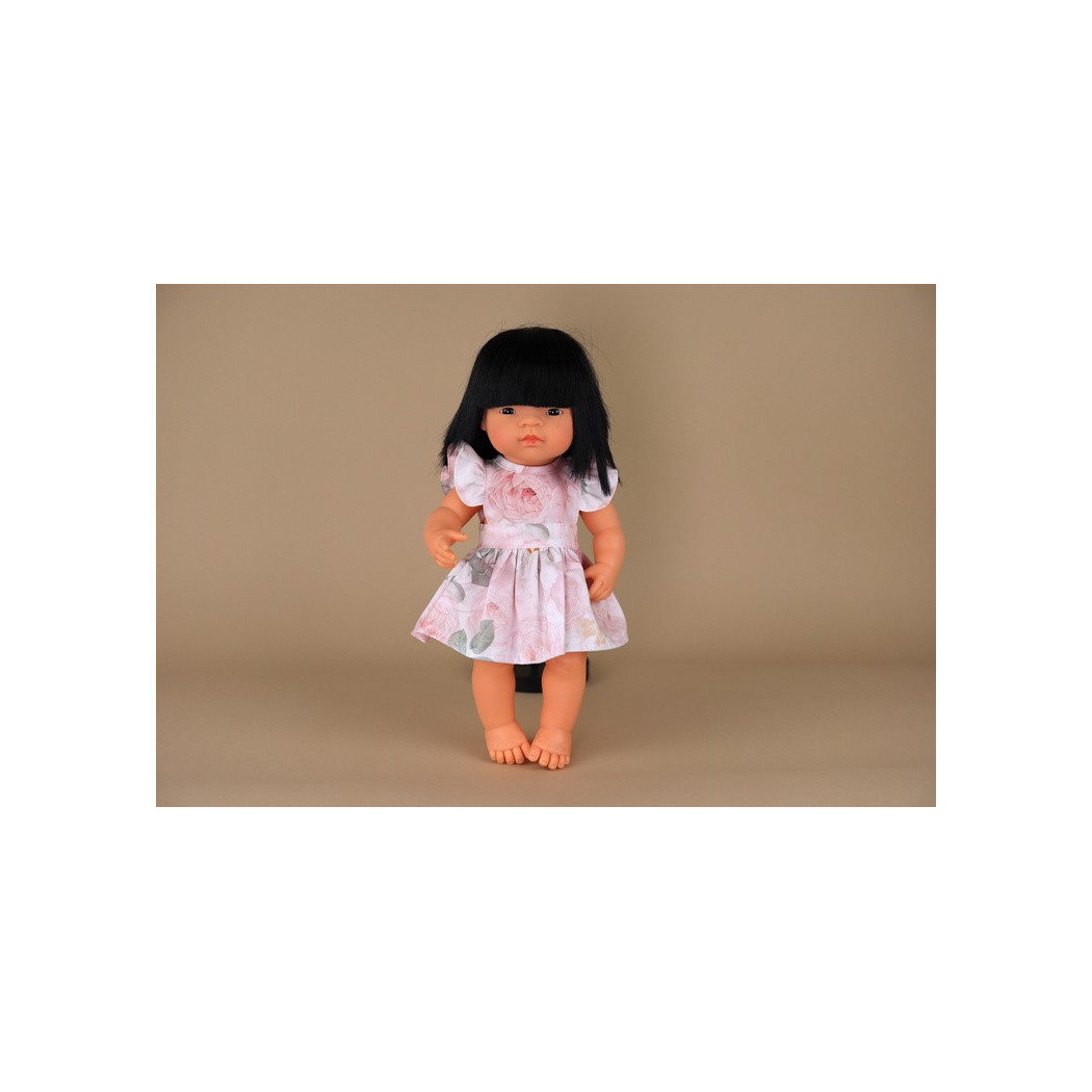 Sukienka No.4 Peony  - Rozmiar 38 - Ubranko Dla Lalek - Miniland - LILLITOY