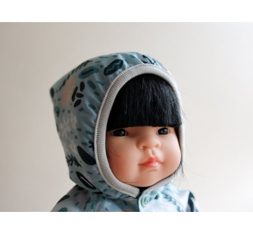 Płaszczyk Przeciwdeszczowy Flora - Rozmiar 38 - Ubranko Dla Lalek - Miniland - LILLITOY