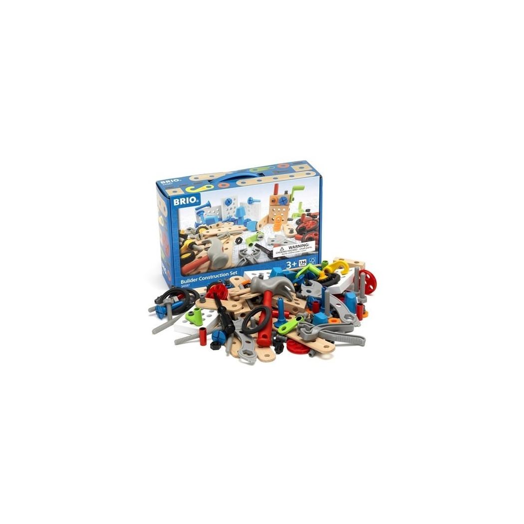 Zestaw Majsterkowicza 136 Elementów - Brio Builder - BRIO