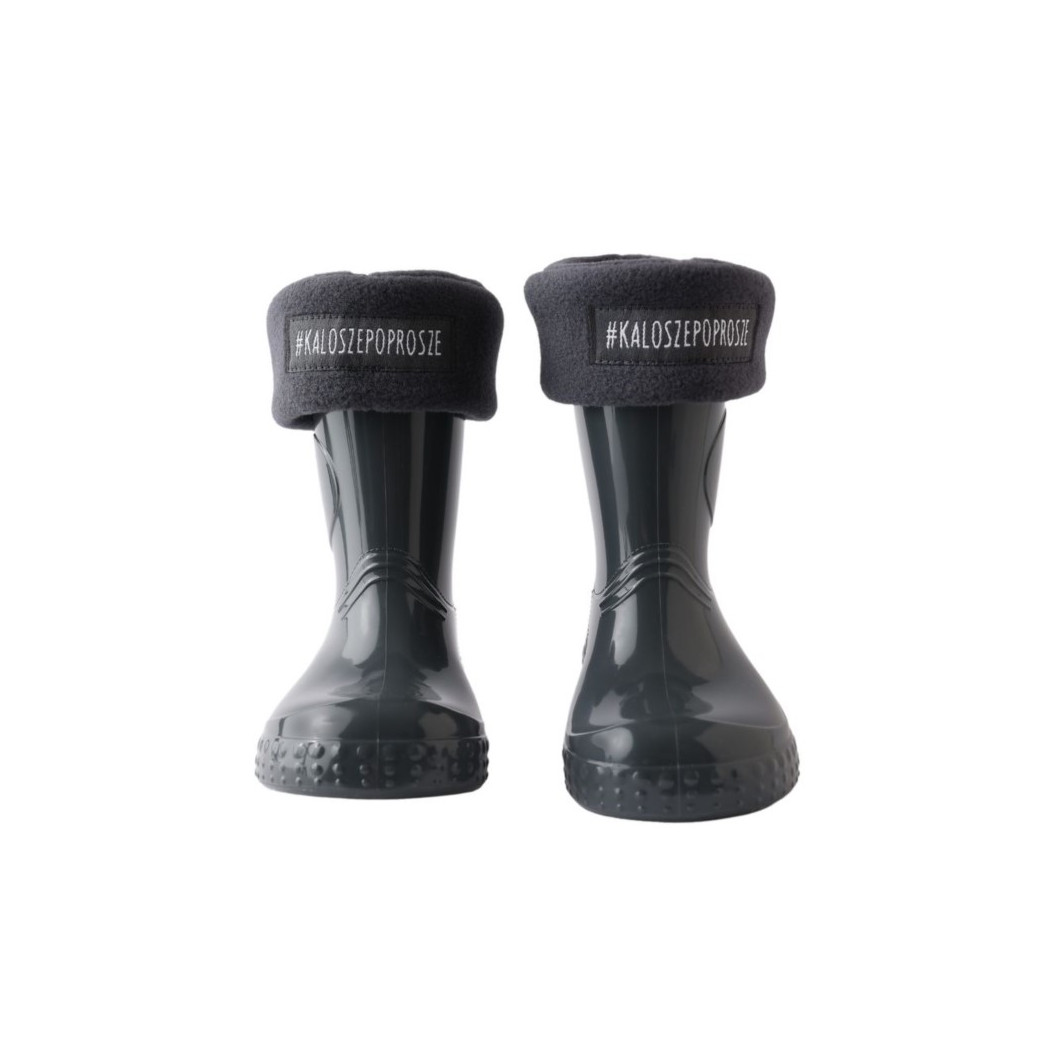 Grafitowy - Ocieplacz Polarowy rozm. XS - kaloszepoprosze Kalosze Poproszę