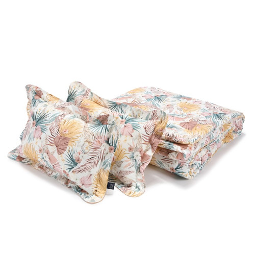 Komplet Pościeli XXL - Boho Palms Light - kołdra 200x220 poduszka 2 x 40x60 - La Millou