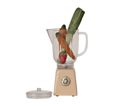 Różowy Blender Kielichowy - Miniature Blender Powder - Akcesoria Dla Lalek - Maileg