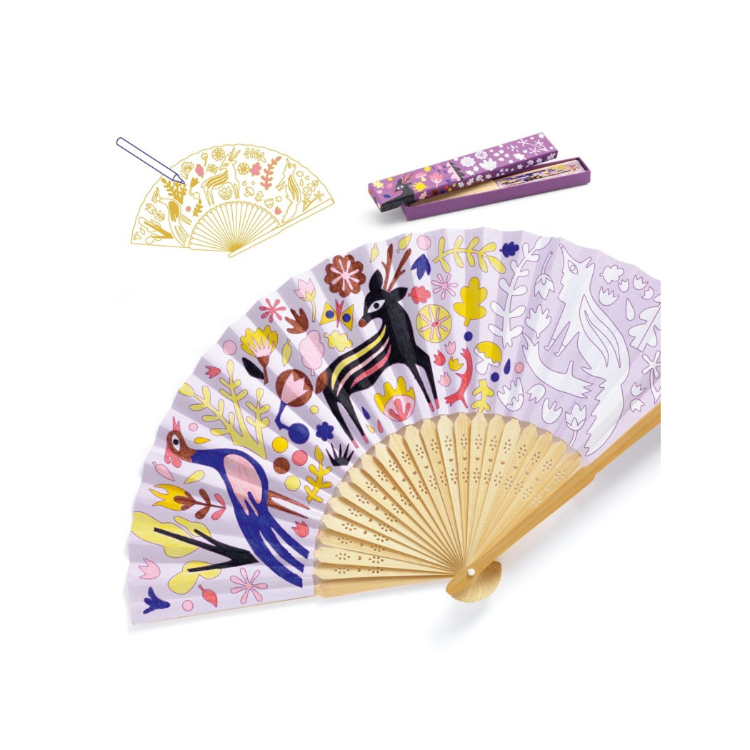 Wachlarz Piękno Lasu - Mozaiki - Zrób To Sam - Djeco