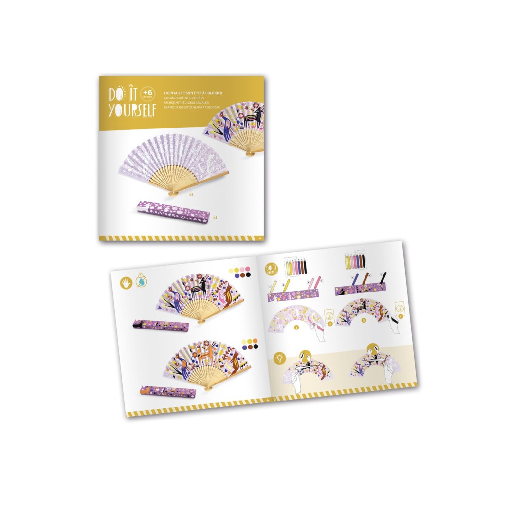 Wachlarz Piękno Lasu - Mozaiki - Zrób To Sam - Djeco