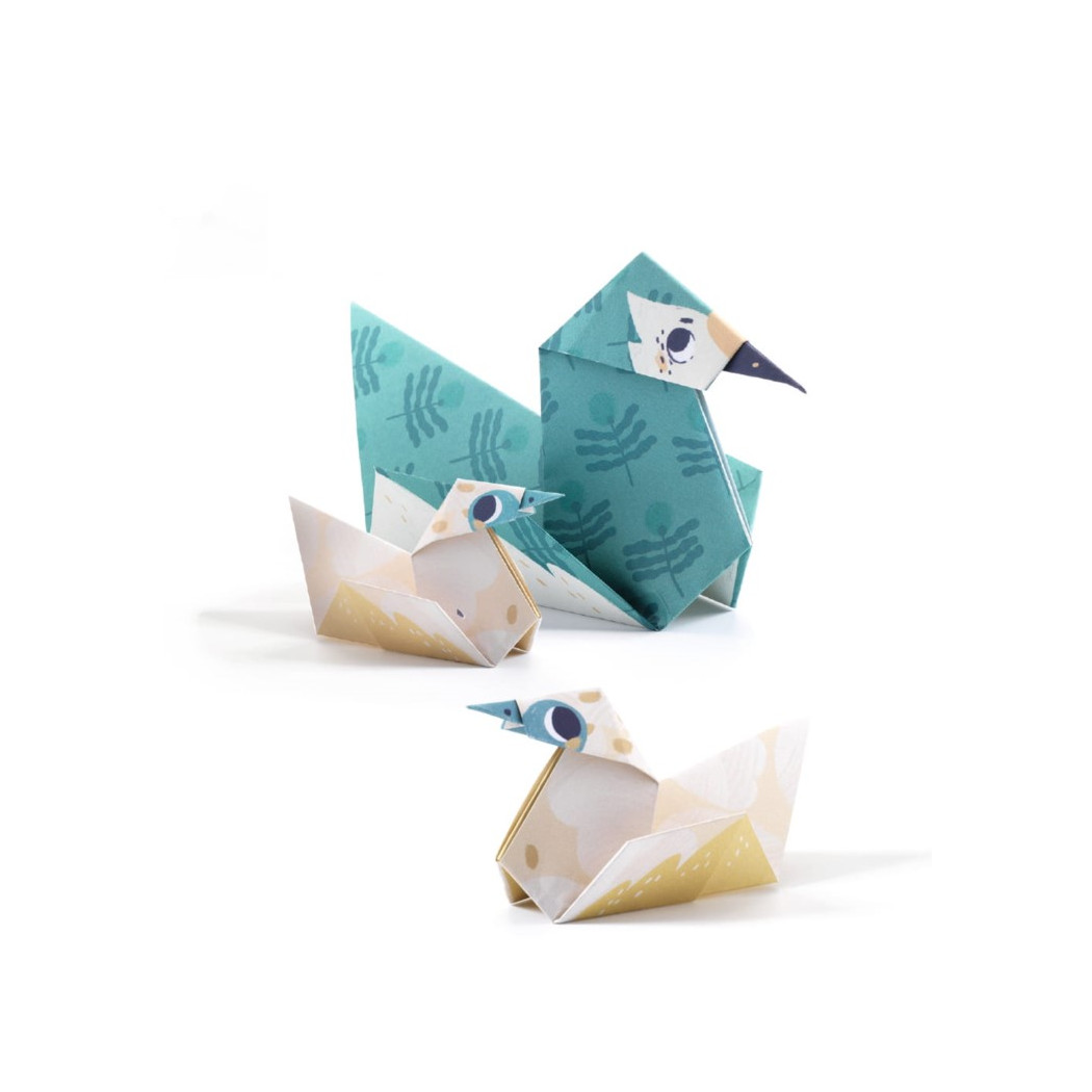 Origami FAMILY - Zestaw do Układania Origami z Instrukcją - Zrób to Sam DIY - Djeco