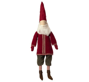 Święty Mikołaj 86 cm - Gwiazdor Bawełniana Dekoracja Bożonarodzeniowa - Santa Claus - Maileg Christmas