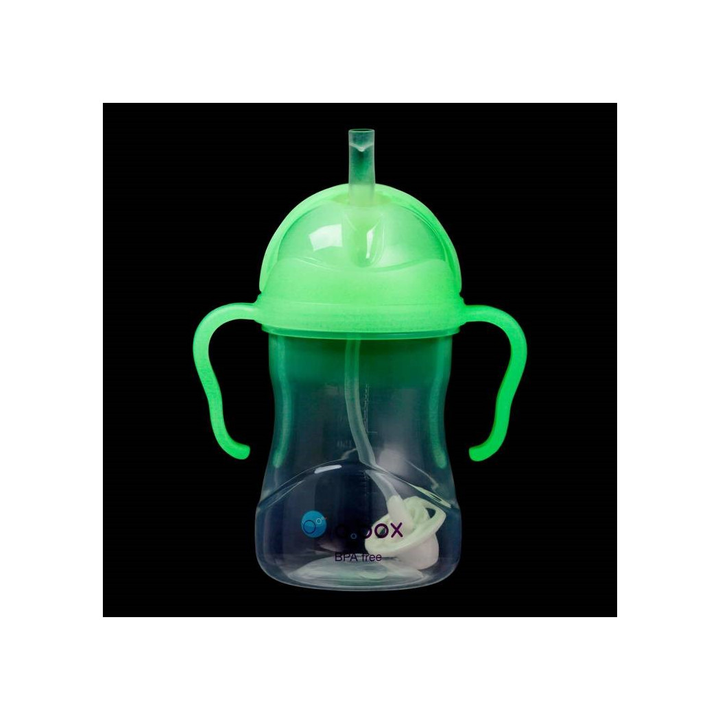 Glow In The Dark Innowacyjny Bidon ze Słomką Niekapek 240 ml- B.BOX