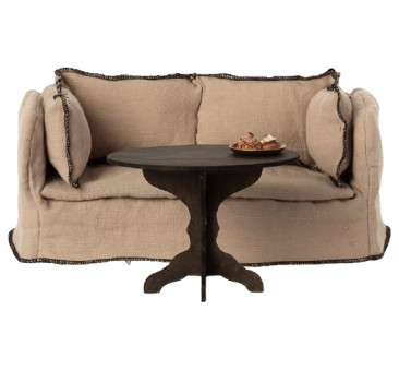 Czarny Stolik Kawowy - Miniature Coffee Table - Maileg