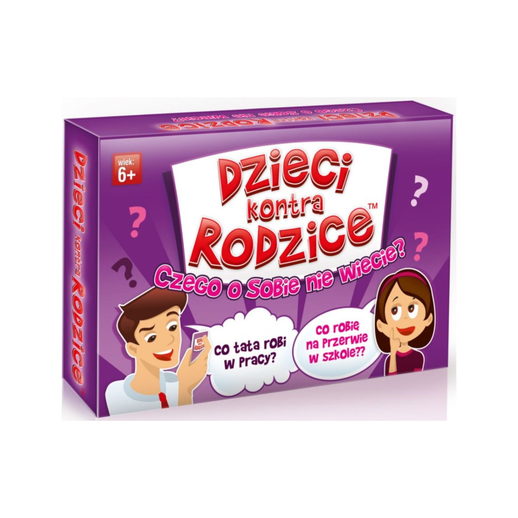 Gra Rodzinna Czego o Sobie Nie Wiecie ? - Dzieci Kontra Rodzice - Kangur