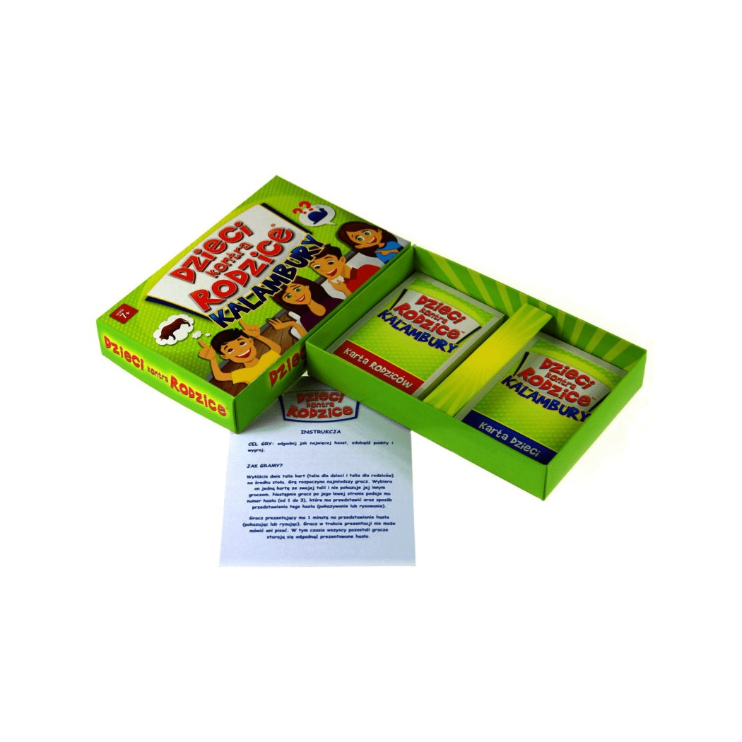 Gra Rodzinna Kalambury - Dzieci Kontra Rodzice - Kangur