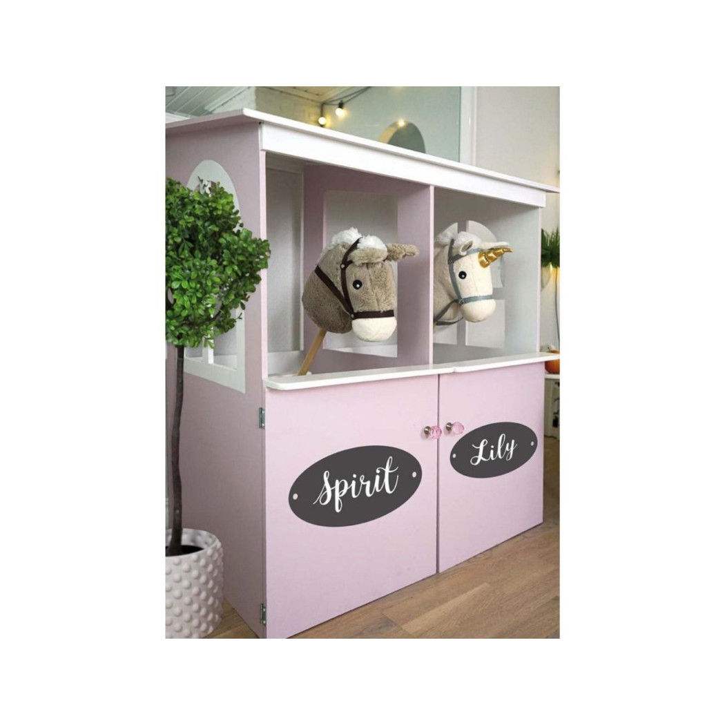 Jednorożec na Kiju - Zabawka Drewniana - JaBaDaBaDo