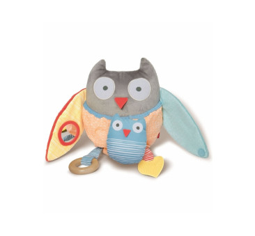 Zabawka Treetop Sowa Edukacyjna Grey/Pastel - Skip Hop