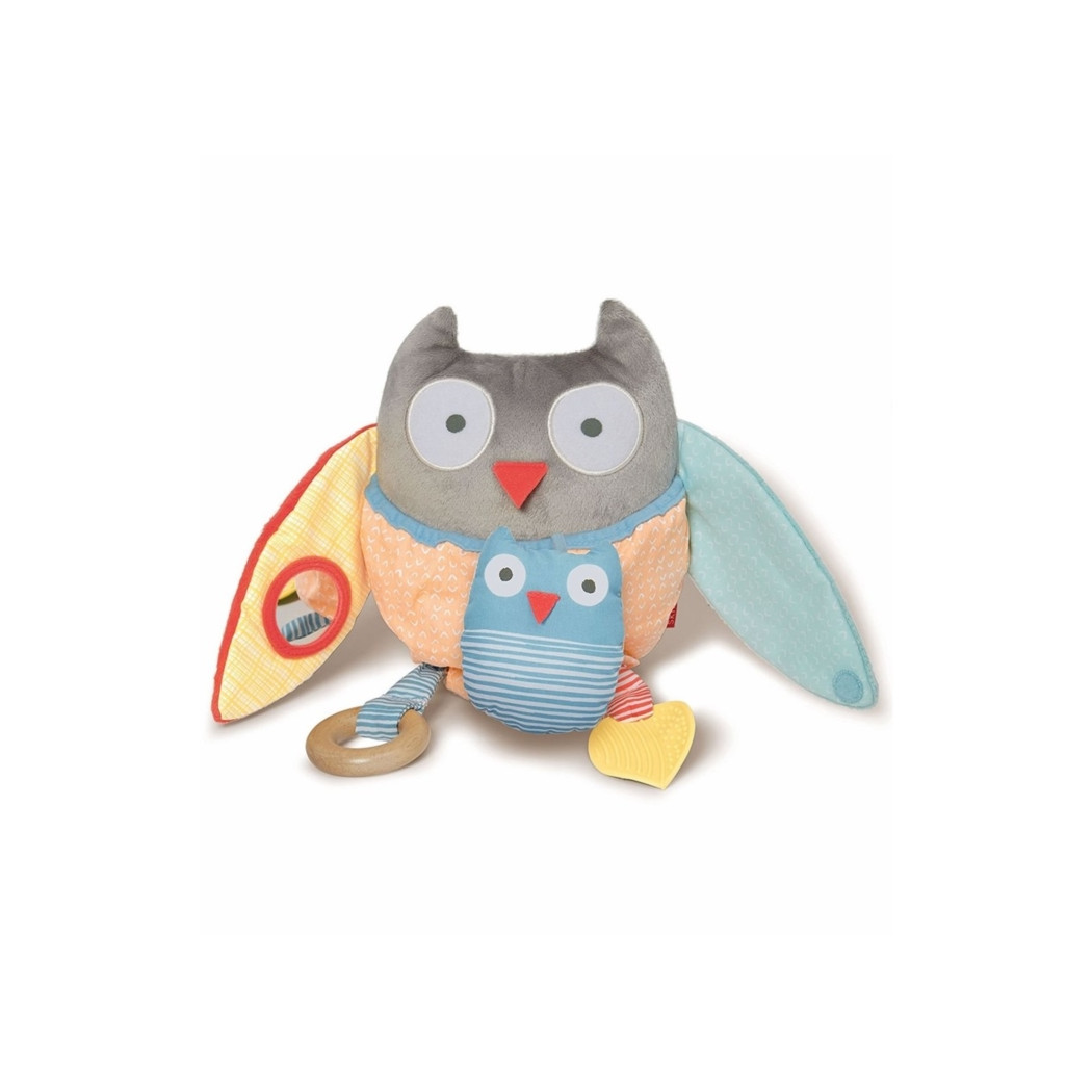 Zabawka Treetop Sowa Edukacyjna Grey/Pastel - Skip Hop