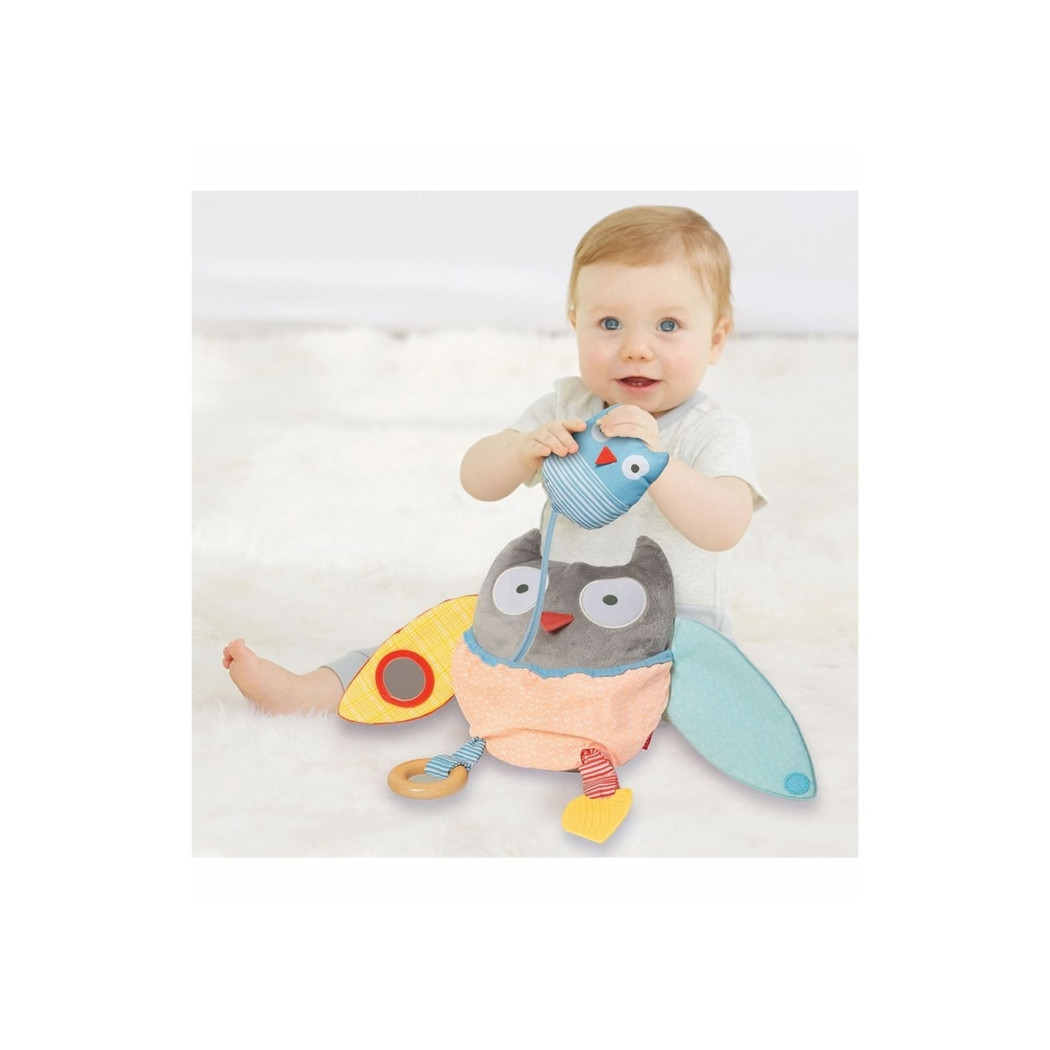 Zabawka Treetop Sowa Edukacyjna Grey/Pastel - Skip Hop