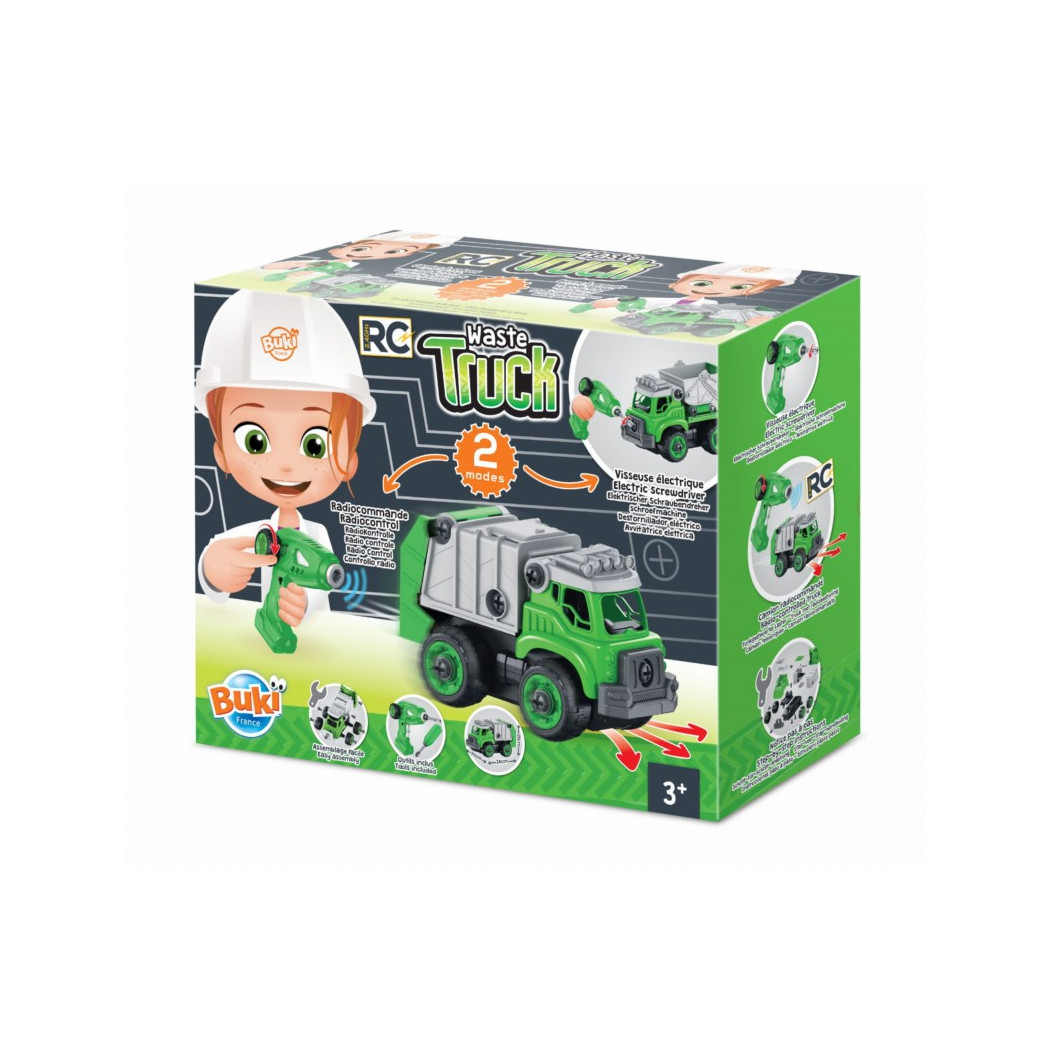 Śmieciarka do Skręcania Zdalnie Sterowana - BUKI