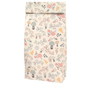 Mała Torebka Papierowa - Gift bag with  Mice Party - Small - Maileg