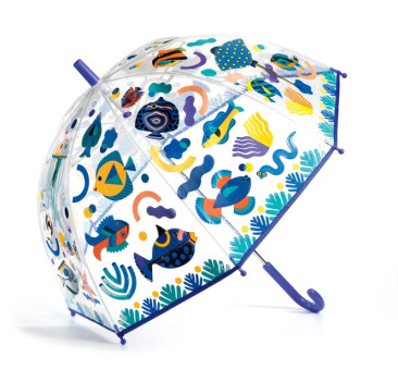 Magiczne Rybki - Parasol Przeciwdeszczowy Zmieniający Kolory - Djeco