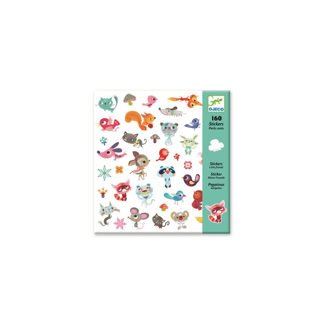 Mali Przyjaciele - Zestaw Naklejek - Djeco