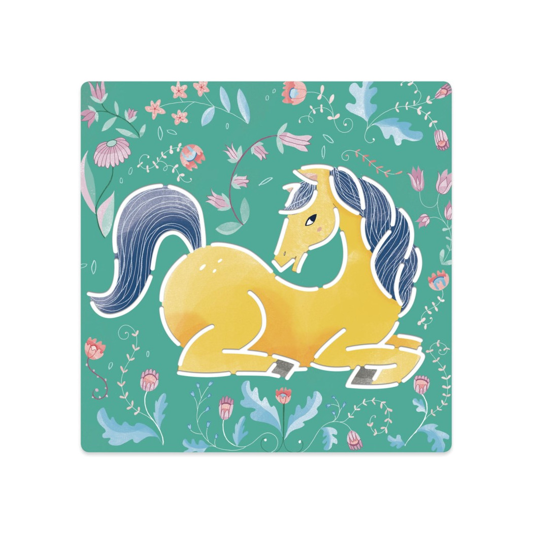 Konie - Szablony Do Odrysowania - Djeco