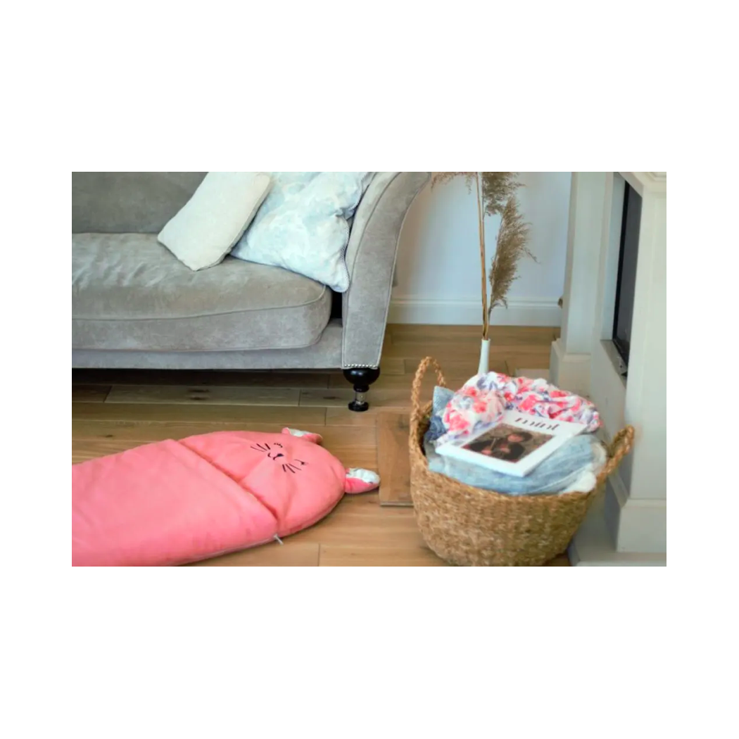 Śpiworek Sleepover S - Kotka Florence/Truskawkowy - rozm. S - Vestom - Kidspace