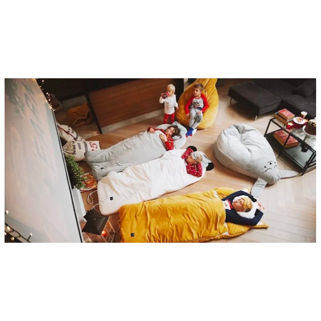 Śpiworek Sleepover S - Szary Zając - rozm. S - Vestom - Kidspace